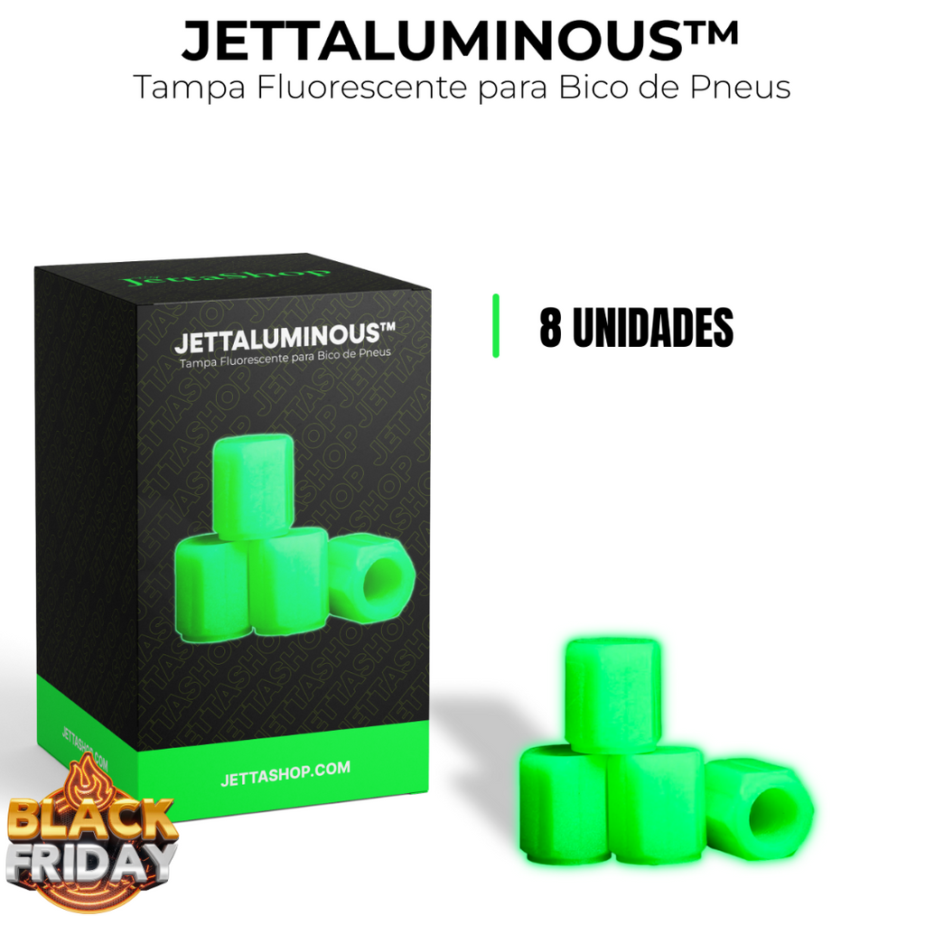 Tampa Fluorescente para Bico de Pneus - JettaLuminous™ [ESPECIAL BLACK FRIDAY]