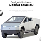JettaMini's™ - Miniatura Tesla CyberTruck 1:32 + Trailer de Brinde