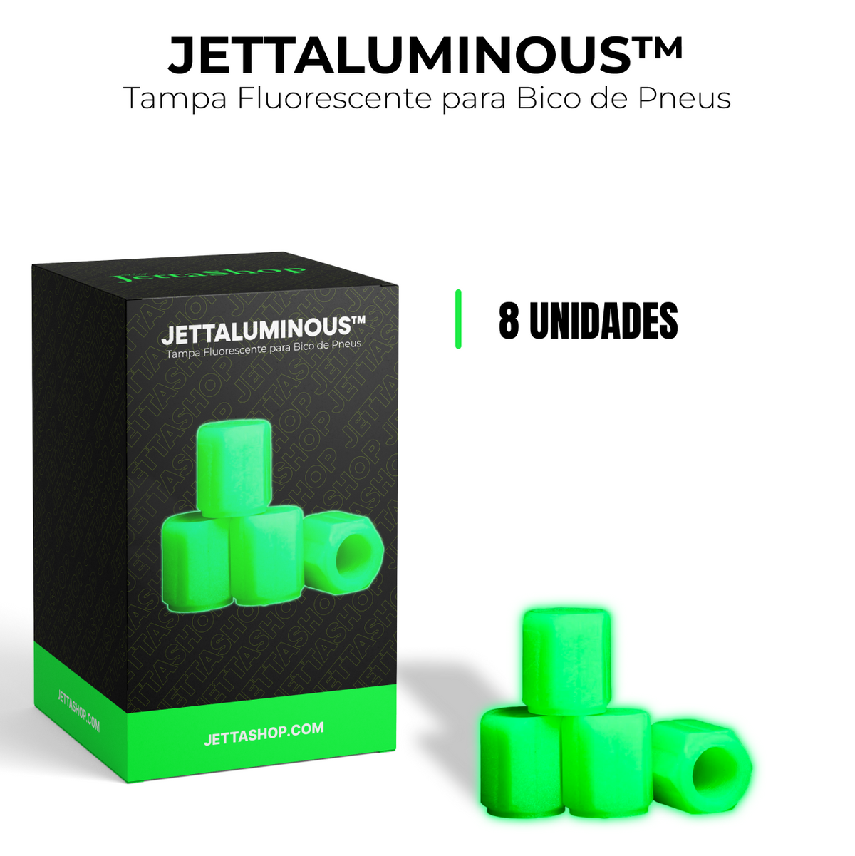 Tampa Fluorescente para Bico de Pneus - JettaLuminous™ [ESTOQUE LIMITADO]
