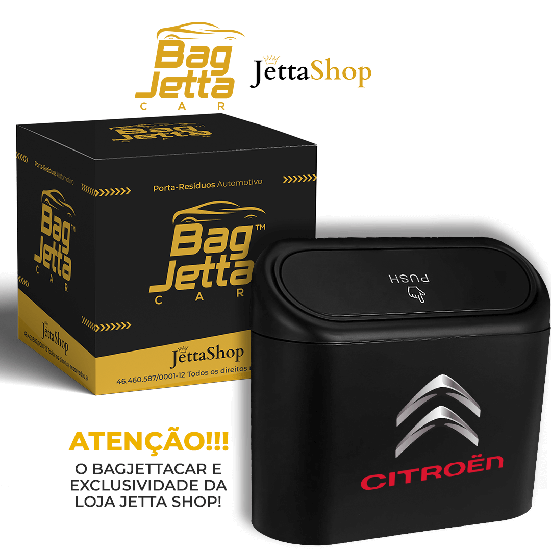 (PAGUE 1 LEVE 2) - Porta-Resíduos Automotivo - BagJettaCar™ [ESPECIAL PRÉ BLACK FRIDAY]