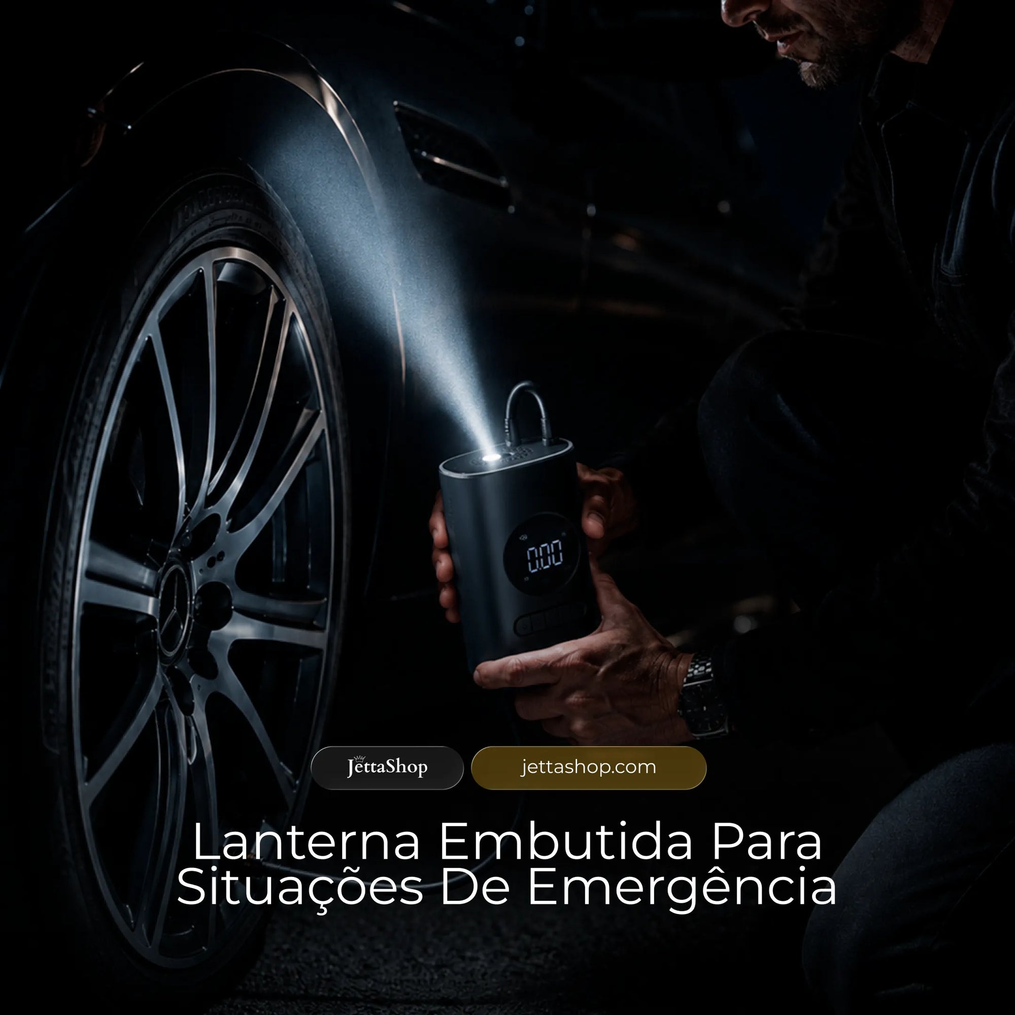 Bomba Elétrica de Encher Pneu Automotiva - Jetta Blast™ [LANÇAMENTO 2026]