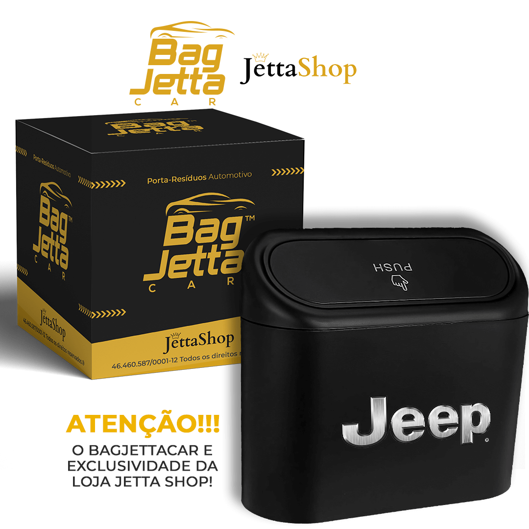 (PAGUE 1 LEVE 2) - Porta-Resíduos Automotivo - BagJettaCar™ [ESPECIAL PRÉ BLACK FRIDAY]