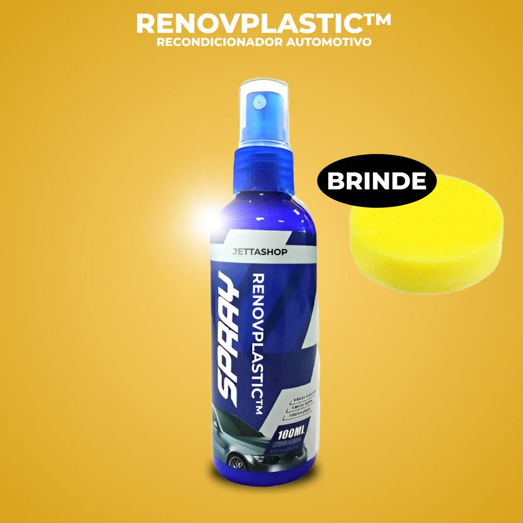JettaRenovPlastic™ - Renovador de Plástico Automotivo (Pague 1 Leve 3)