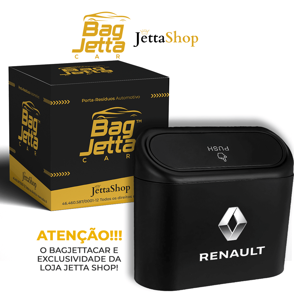 (PAGUE 1 LEVE 2) - Porta-Resíduos Automotivo - BagJettaCar™ [ESPECIAL PRÉ BLACK FRIDAY]