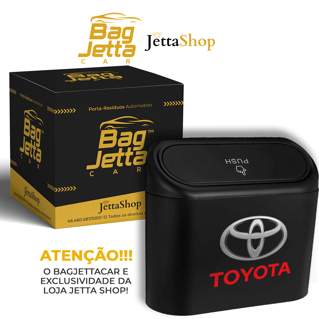 (PAGUE 1 LEVE 2) - Porta-Resíduos Automotivo - BagJettaCar™ [ESPECIAL PRÉ BLACK FRIDAY]