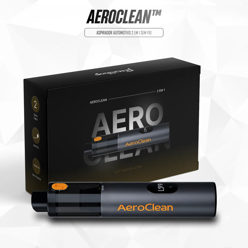 Aspirador Automotivo 2 em 1 Sem Fio – Jetta AeroClean™ [LANÇAMENTO 2026]