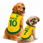 Camisa Pet Personalizada Nome e Número - Meu Pet Torcedor