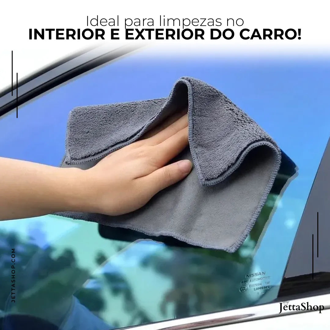[PAGUE 1 LEVE 2] Toalha de Microfibra para Carros Personalizada - Jetta MaxTowel™