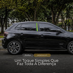 Kit Adesivos de Coluna para Carro – Brasil Edition™ Copa do Mundo 🇧🇷