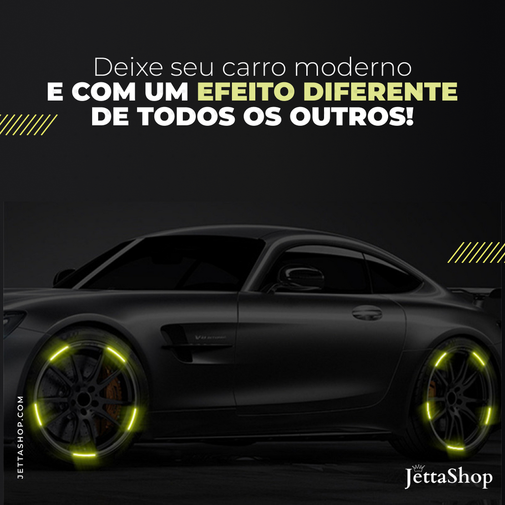 Fita Refletiva para Pneus e Rodas - JettaGlow™ [PROMOÇÃO LIMITADA]