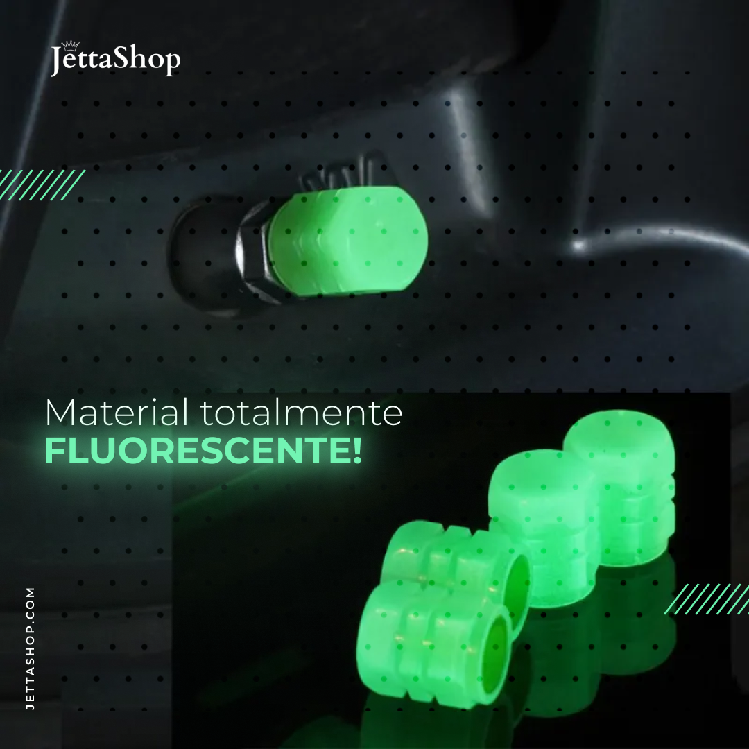Tampa Fluorescente para Bico de Pneus - JettaLuminous™ [ESTOQUE LIMITADO]