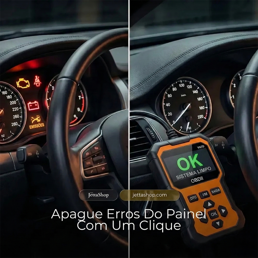 Scanner Automotivo OBD2 Bluetooth – Jetta ScanPro™ (LEITOR DE FALHAS E DIAGNÓSTICO COMPLETO)