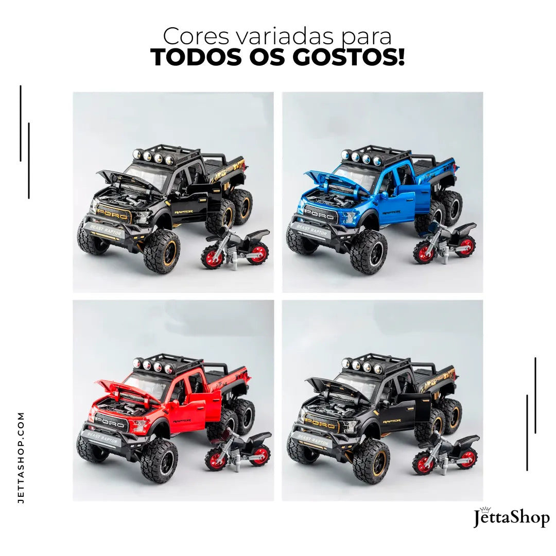 JettaMini's™ - Miniatura Ford F150 Big Wheel 1:28