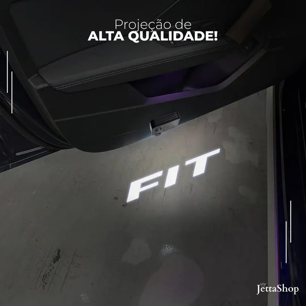 [PAGUE 1 LEVE 2] Projetor de Porta Personalizado com Sensor Automático - Jetta LedDoor™