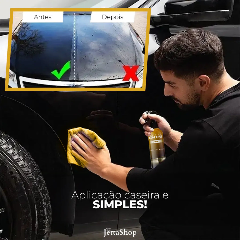 Spray de Renovação Cerâmica e Impermeabilizante 3 em 1 - Jetta Coating™ [PAGUE 1 LEVE 2]