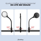 Retrovisor Universal para Motos com Espelho 360º - Jetta RetroBike™ [PAGUE 1 LEVE 2]