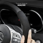 Capa de Volante em Suede Universal e Antiderrapante - Jetta VoltPro™ [ESPECIAL BLACK FRIDAY]