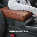 Jetta ArmRest™ - Apoio de Braço Automotivo em Couro [PERSONALIZADO COM A MARCA DO SEU CARRO]