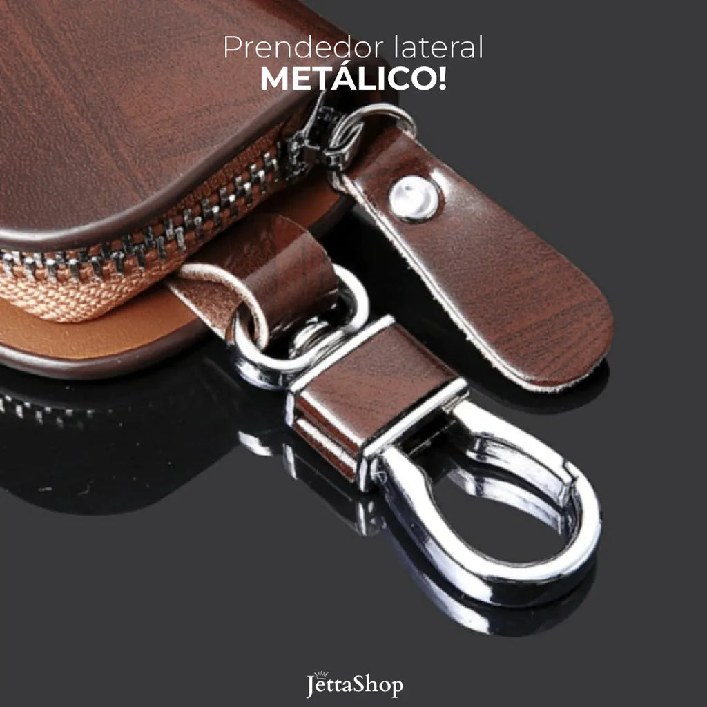 [PAGUE 1 LEVE 2] Capa de Chave Automotiva Artesanal em Couro - JettaLux™ (ESPECIAL PRÉ BLACK FRIDAY)