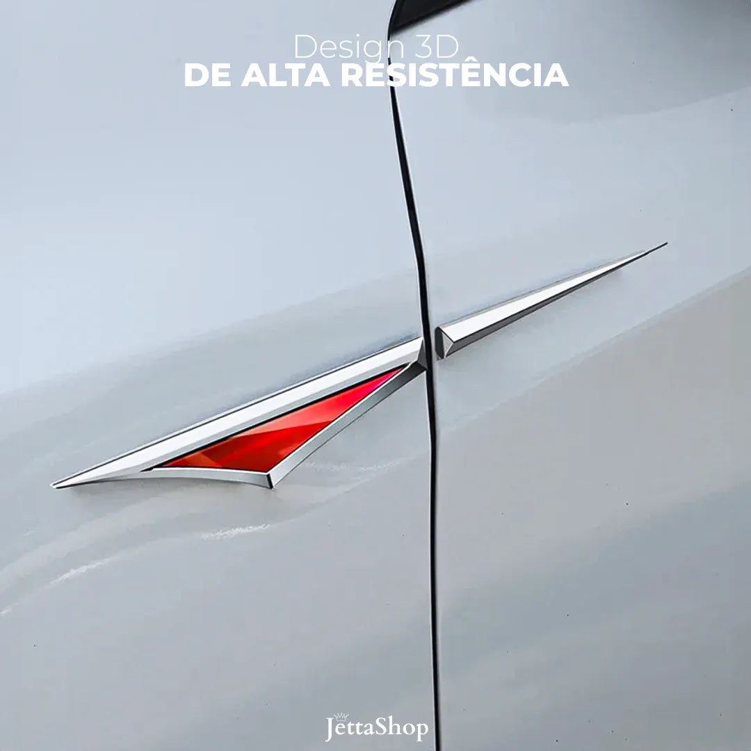 (PAGUE 1 LEVE 2) Adesivo Metálico para Lateral Automotivo Personalizado - MetalJetta™ [ESPECIAL BLACK FRIDAY]