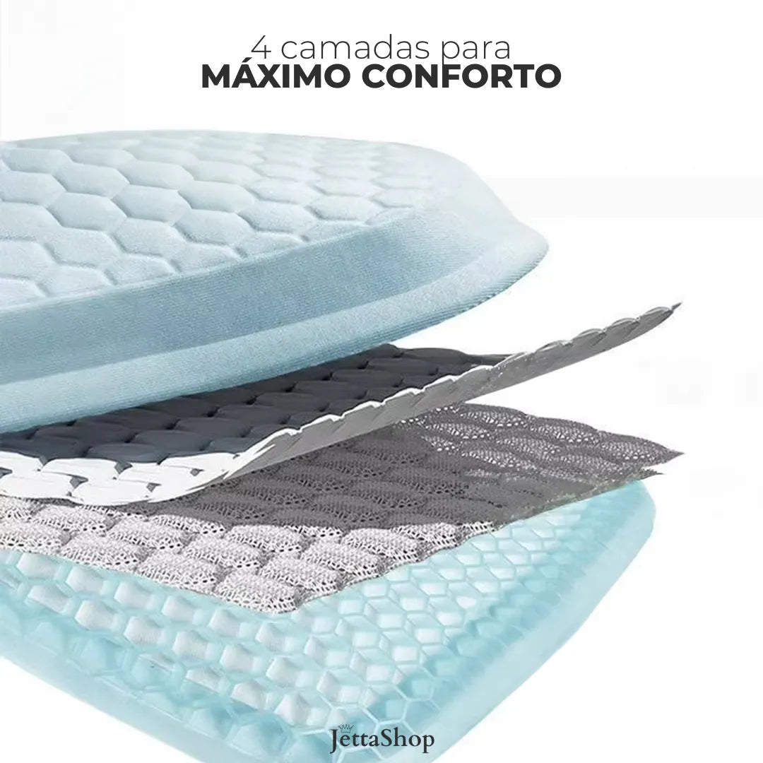 Almofada de Assento Automotivo Térmica e Universal - Jetta Freeze™ [ESTOQUE LIMITADO]