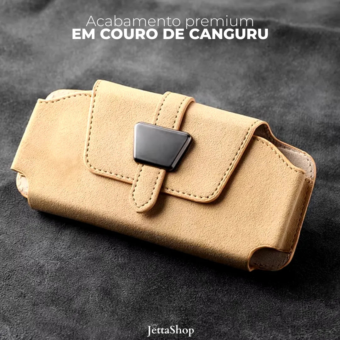 Porta Óculos Automotivo com Aba Magnética - Jetta MagShell™