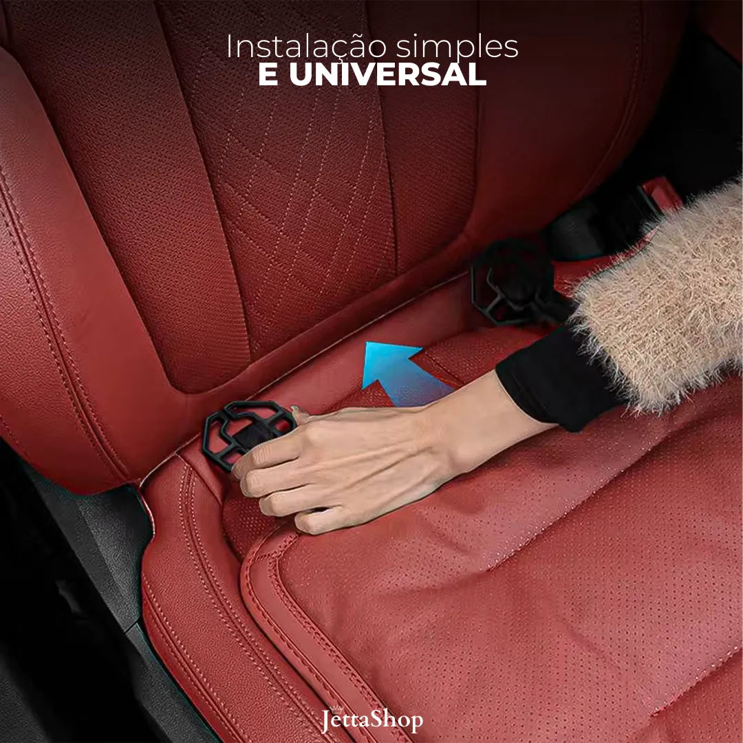 JettaSeat™ - Kit de Almofadas + Encosto de Assento Automotivo Personalizados [LANÇAMENTO 2026]
