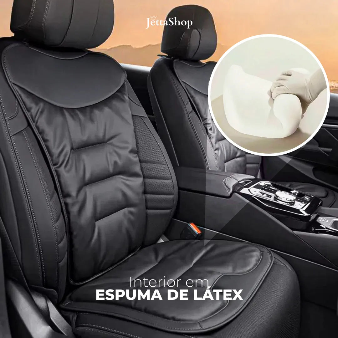 JettaSeat™ - Kit de Almofadas + Encosto de Assento Automotivo Personalizados [LANÇAMENTO 2026]