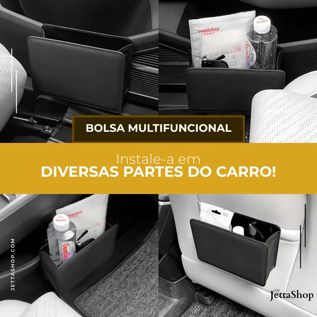 Jetta MultiBag™ - Porta Resíduos e Objetos Multifuncional Personalizado para Carros (PROMOÇÃO LIMITADA)