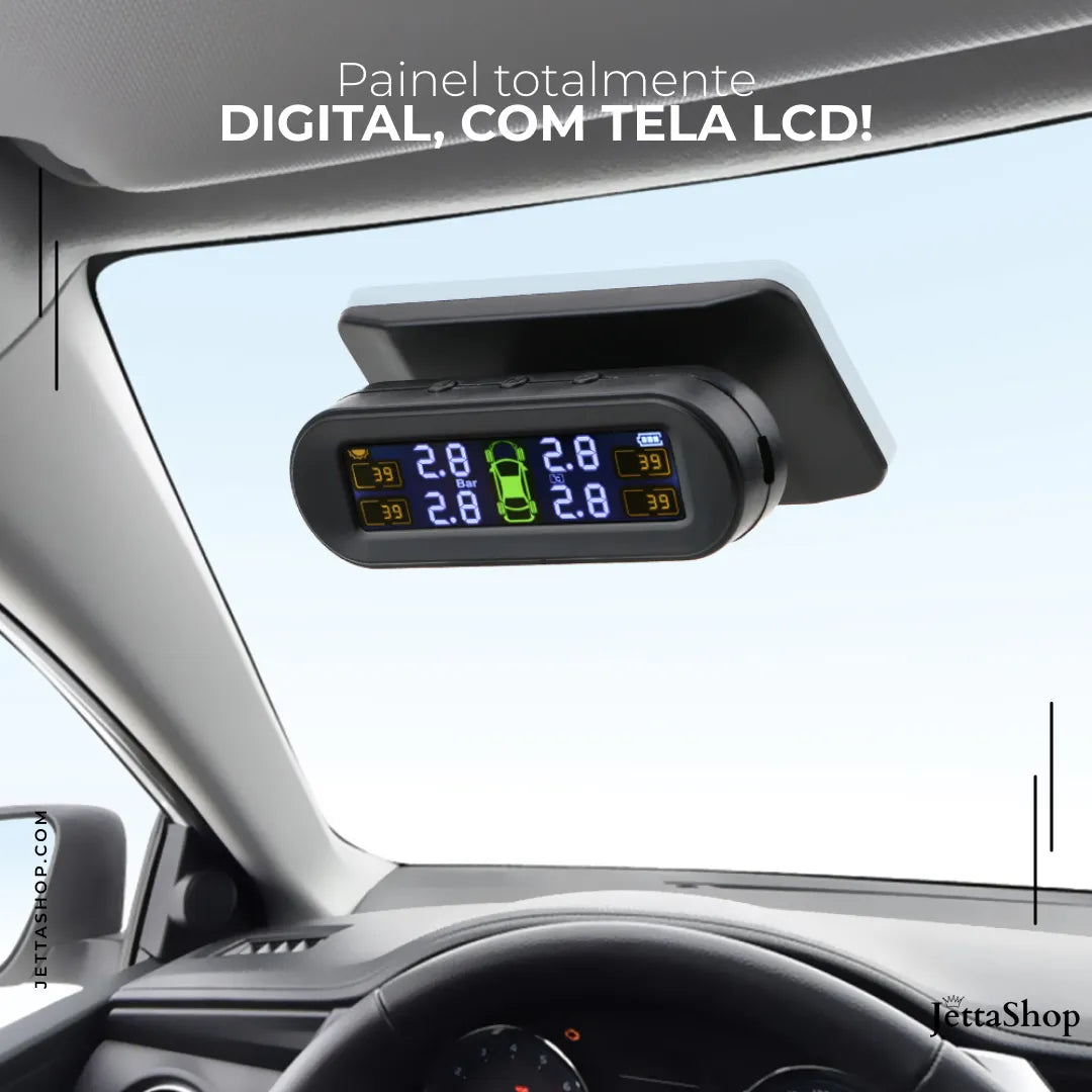 Sensor de Monitoramento da Pressão dos Pneus Automotivo (Kit de 6 itens) - SensorJetta™ [ÚLTIMAS UNIDADES🔥]