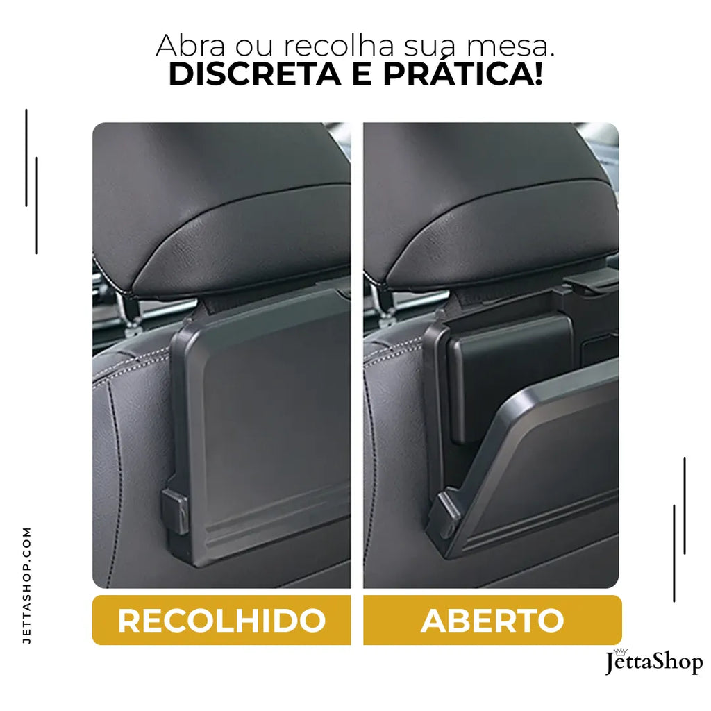 TabJetta™ - Bandeja Dobrável e Multifuncional 4 em 1 para Carros [ÚLTIMAS UNIDADES]