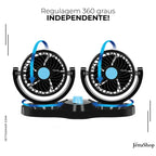 VentJetta™ - Ventilador Duplo para Carros 360º [PROMOÇÃO LIMITADA ATÉ HOJE 23:59]