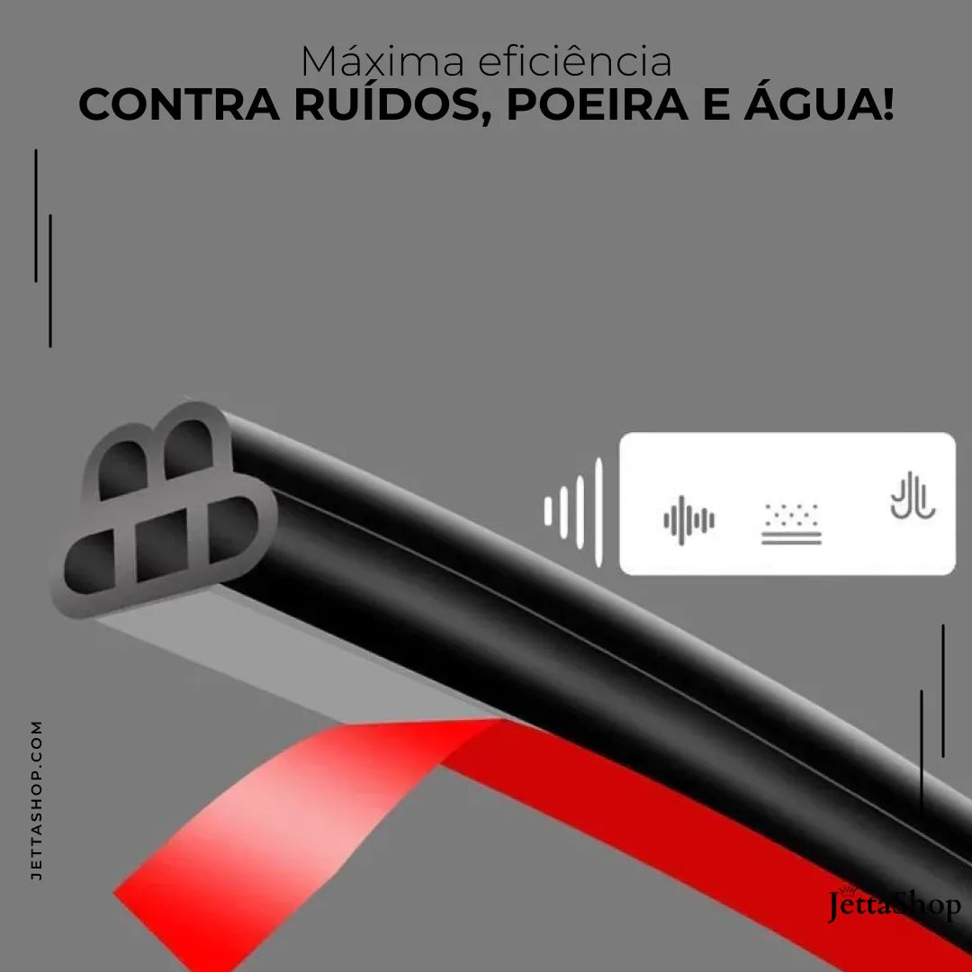 [COMPRE 5 LEVE 10 METROS] Jetta ProtectStrip™ - Borracha Anti Rúidos de Proteção Multifuncional para Carros