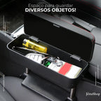 ArmJetta™ - Apoio de Braço Em Couro Ajustável com Porta Objetos Automotivo [ÚLTIMAS UNIDADES]