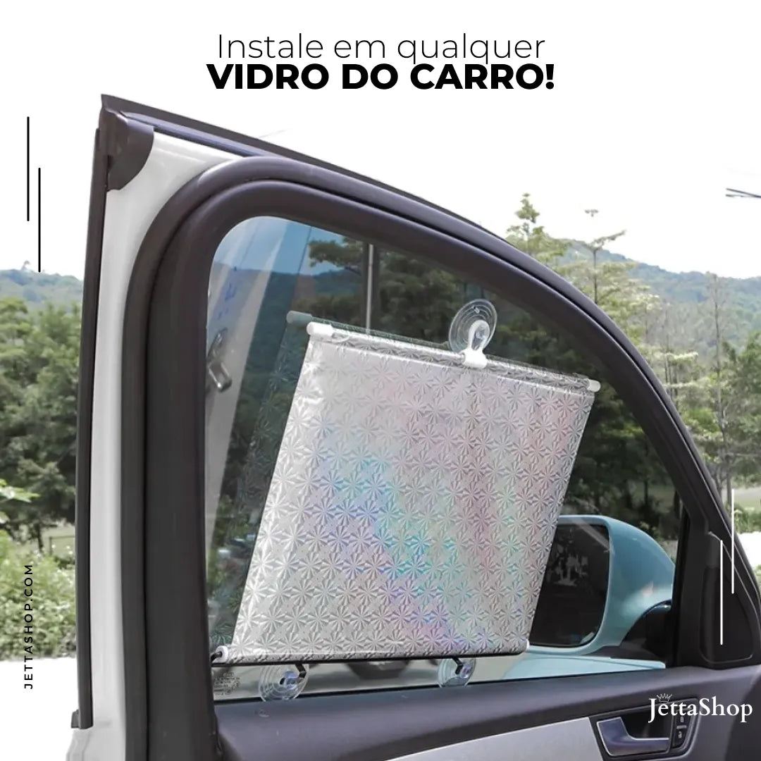 Cortina Retrátil e Universal de Parabrisa Automotivo - Jetta SunFree™ [ESQUENTA BLACK FRIDAY]