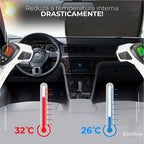 Cortina Retrátil e Universal de Parabrisa Automotivo - Jetta SunFree™ [ESQUENTA BLACK FRIDAY]