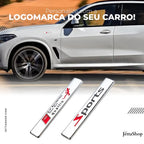 [COMPRE 1 LEVE 2] Adesivo de Metal Personalizado - BrandJetta™