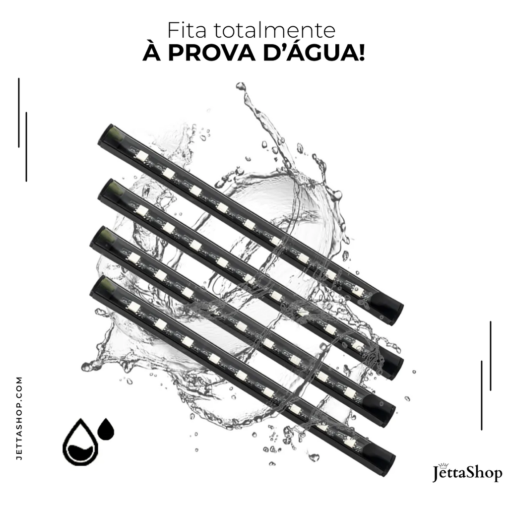 Luz de LED Ambiente RGB para Interior Automotivo - Jetta UltraLed™ [BRINDE EXCLUSIVO]