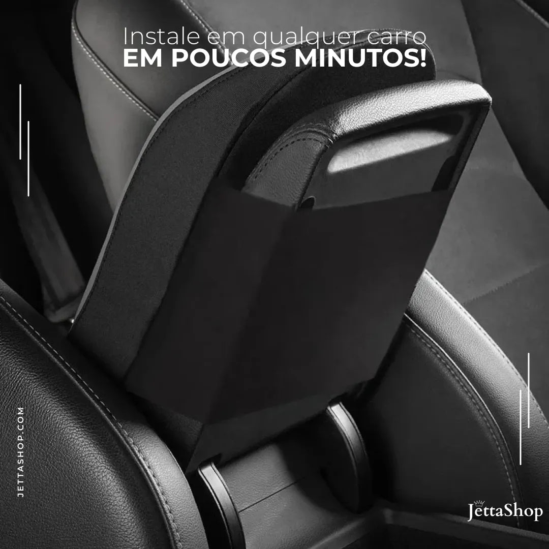 Jetta UltraComfort™ - Apoio de Braço Automotivo em Camurça [PROMOÇÃO IMPERDÍVEL🔥]