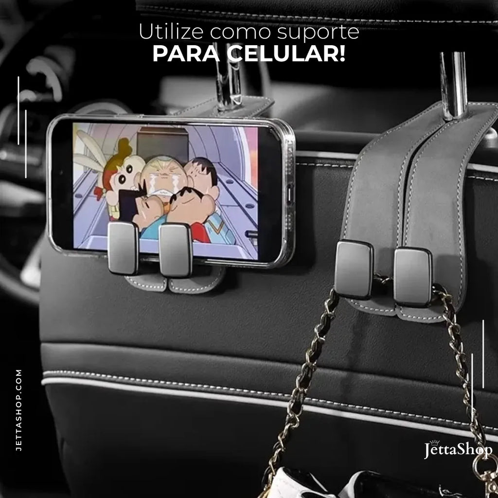 Suporte Duplo de Bolsas e Sacolas Multifuncional para Carros - Jetta DuoBag™ [PROMOÇÃO LIMITADA ATÉ HOJE 23:59]
