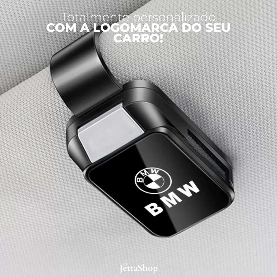 Porta Óculos Automotivo com Design Minimalista e Personalizado - Jetta LuxClip™