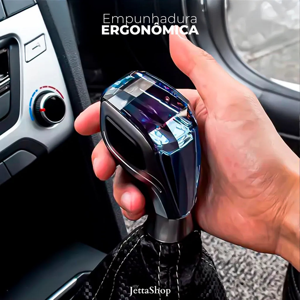 Alavanca RGB Universal para Câmbio - Jetta LedShift™ [PERSONALIZADA COM A MARCA DO SEU CARRO]