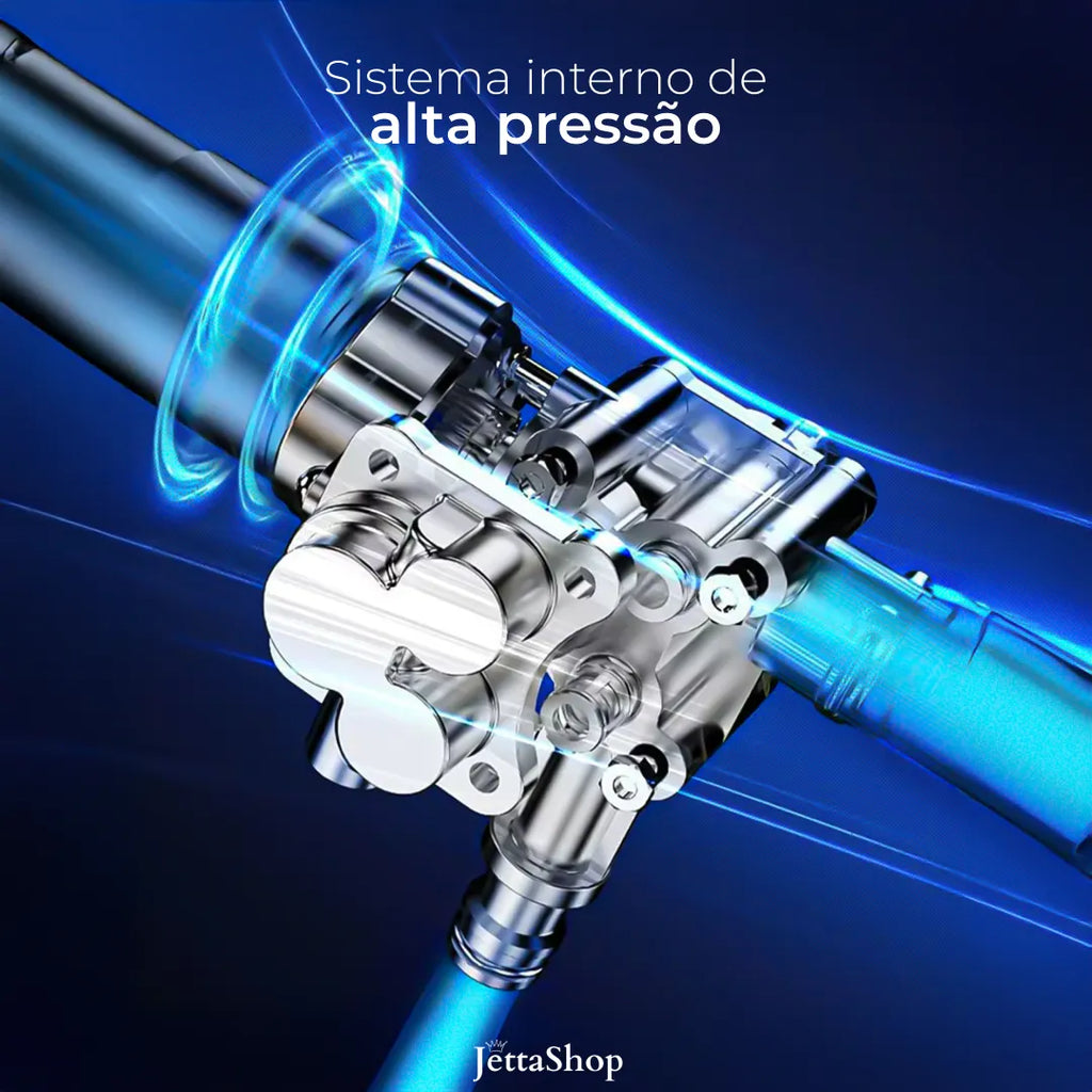 Lavadora de Alta Pressão JettaWash™ - Kit Completo Com Maleta e Bateria Recarregável [ESTOQUE LIMITADO]