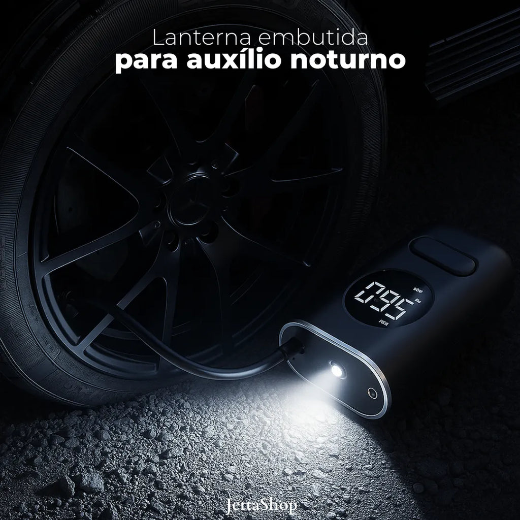 Bomba Elétrica de Encher Pneu Automotiva - Jetta Blast™ [ESTOQUE LIMITADO]