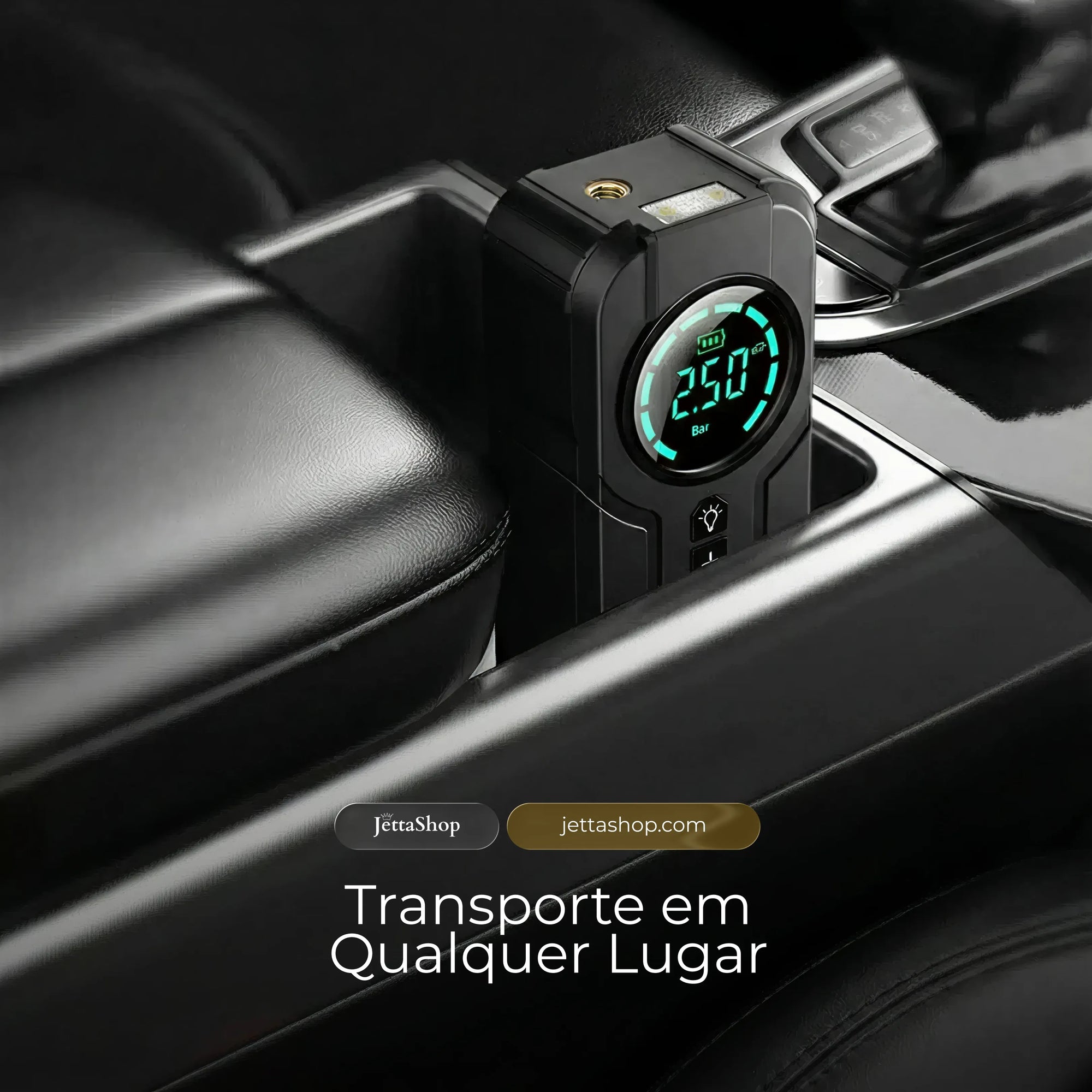 Bomba Elétrica de Encher Pneu + Carregador de Bateria Automotiva - Jetta AirPower™ [ESTOQUE LIMITADO]