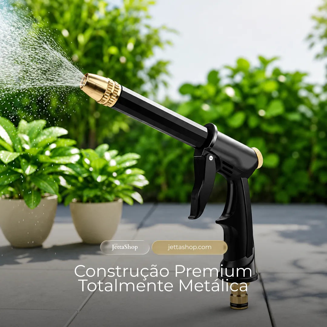 Jetta HydroJet™ - Pistola de Alta Pressão para Mangueira com 3 Modos de Jato e Corpo em Metal (PROMOÇÃO LIMITADA)
