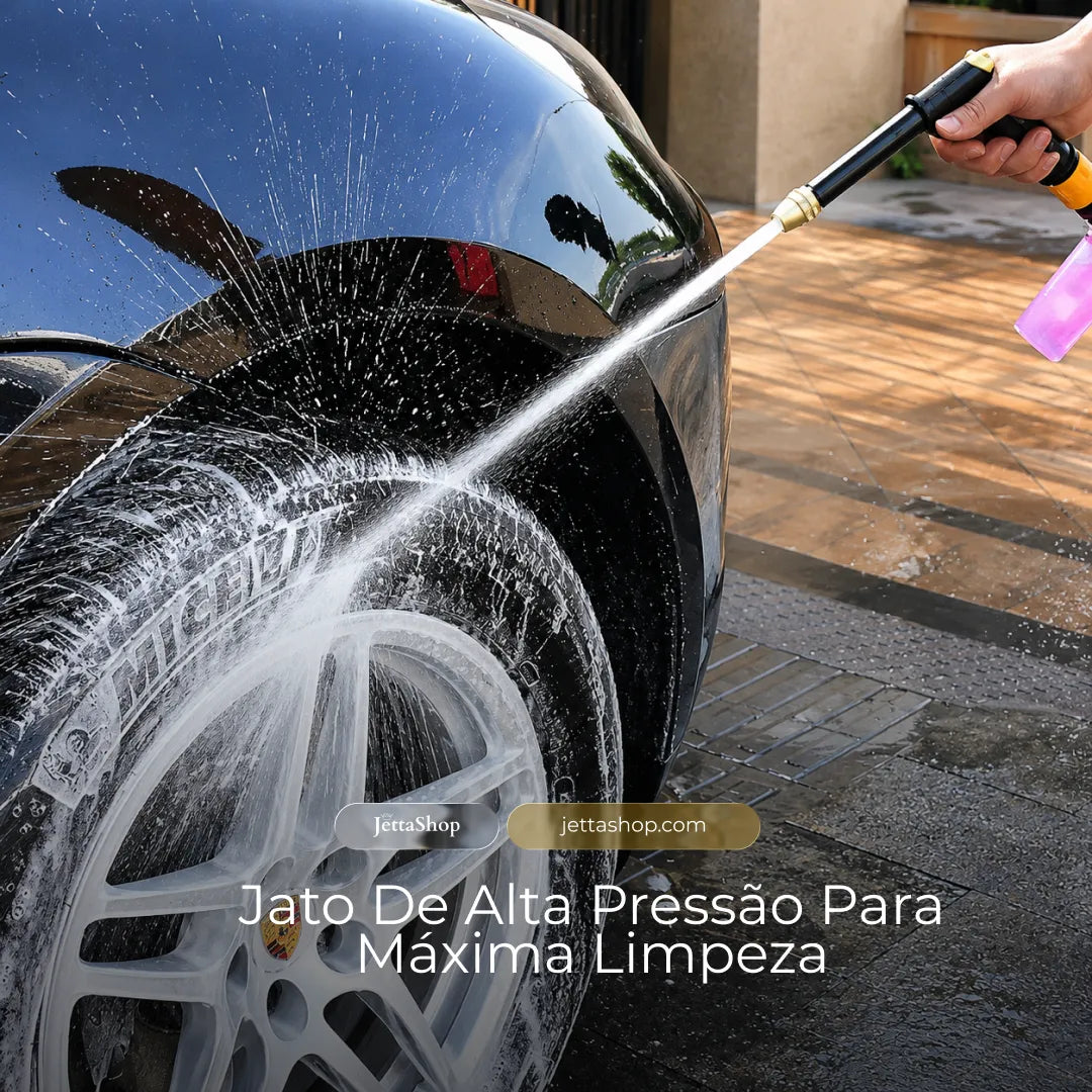 Jetta HydroJet™ - Pistola de Alta Pressão para Mangueira com 3 Modos de Jato e Corpo em Metal (PROMOÇÃO LIMITADA)