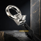 Jetta KeyLux™ - Chaveiro Premium com Logo Gravado a Laser e Presilha Anti-Perda (PROMOÇÃO LIMITADA)