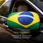 Capa de Retrovisor para Carro – Brasil Edition™ Copa do Mundo 🇧🇷