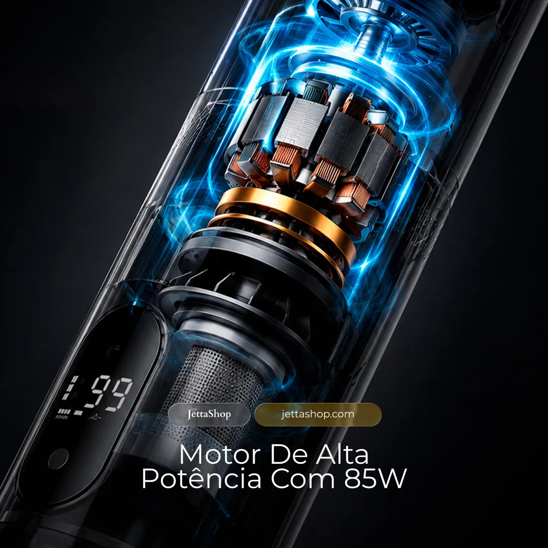 Aspirador Automotivo 2 em 1 Sem Fio – Jetta AeroClean™ [LANÇAMENTO 2026]